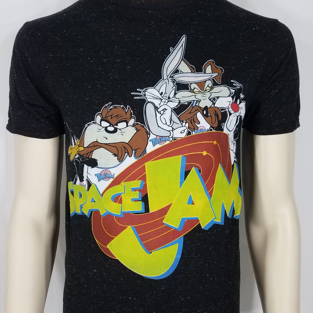 Space Jam dark gray heathered graphic tee Small
